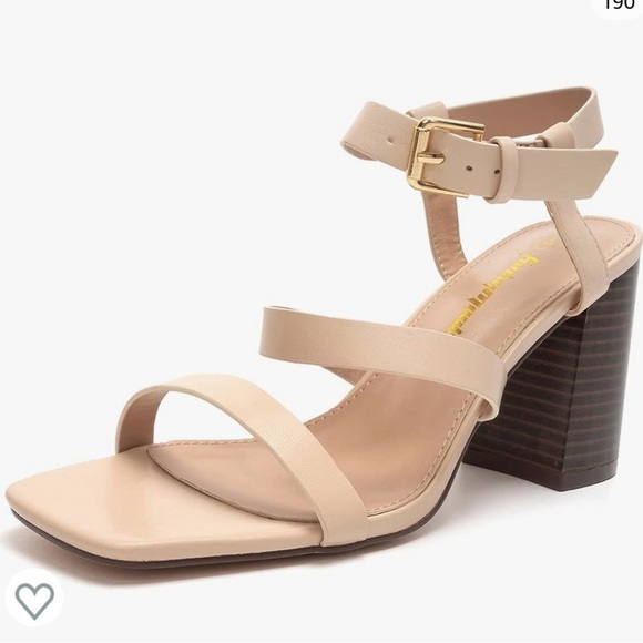 Chunky Heel Sandals - Size 8 - Picture 2 of 5